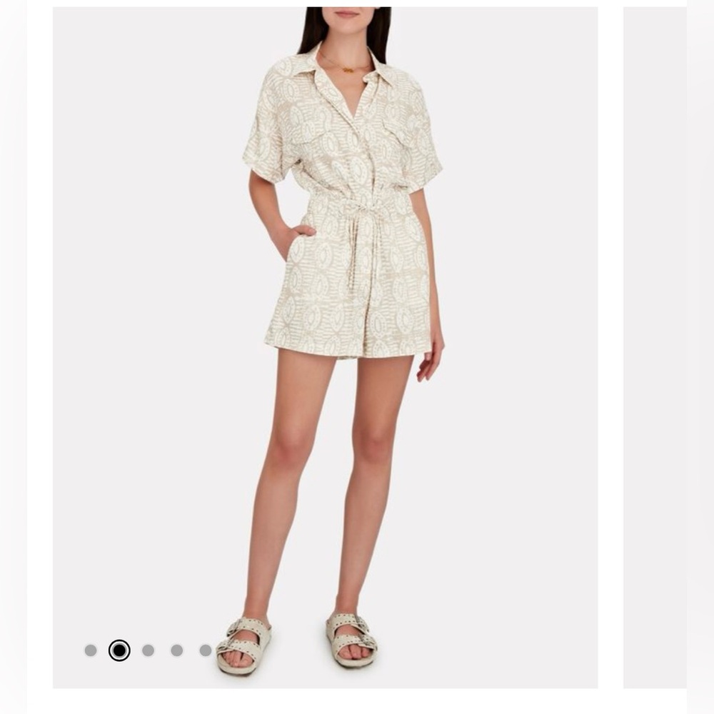 INTERMIX Piper Printed Poplin Romper